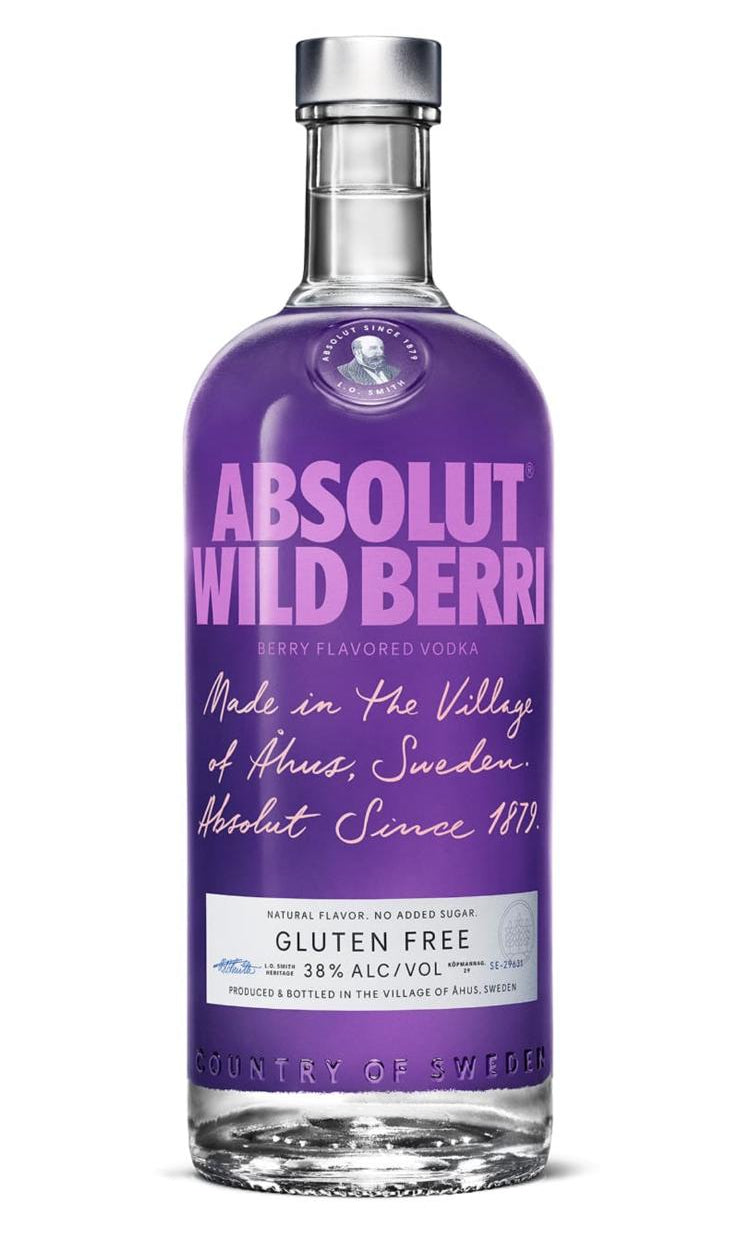 ABSOLUT VODKA WILD BERRI 38% 0,7L